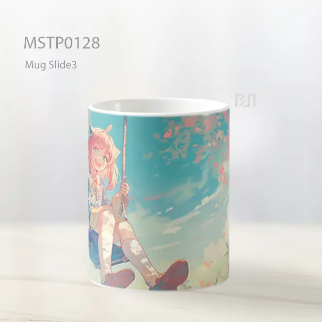 Anya Forger Ayunan Musim Semi Mug MSTP0128 - All-side / Desain