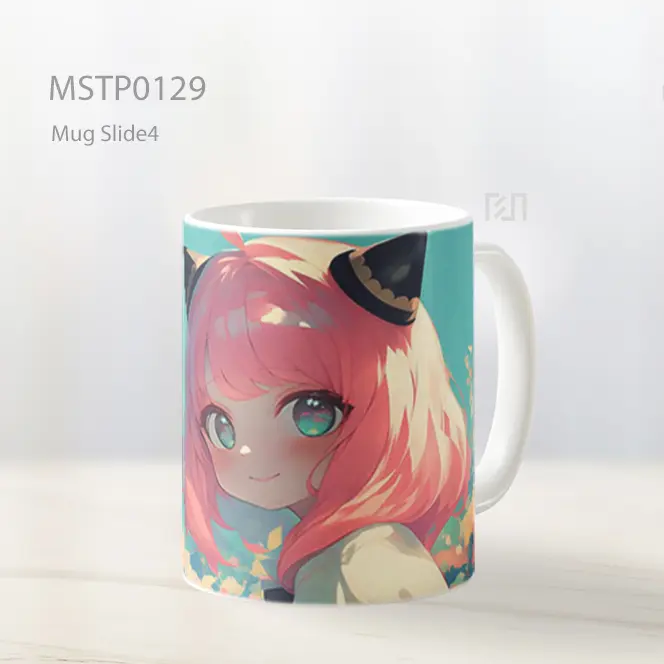 Anya Forger Estetika Spy X Family Anime Biru Mug MSTP0129