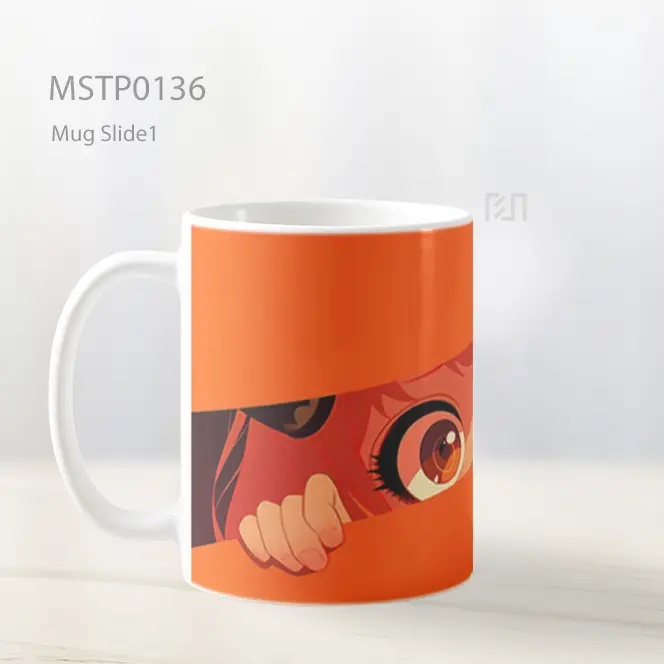 Anya Forger Tirai Oranye Mug MSTP0136 - All-side / Desain