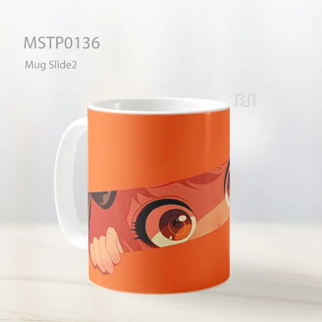 Anya Forger Tirai Oranye Mug MSTP0136 - All-side / Desain