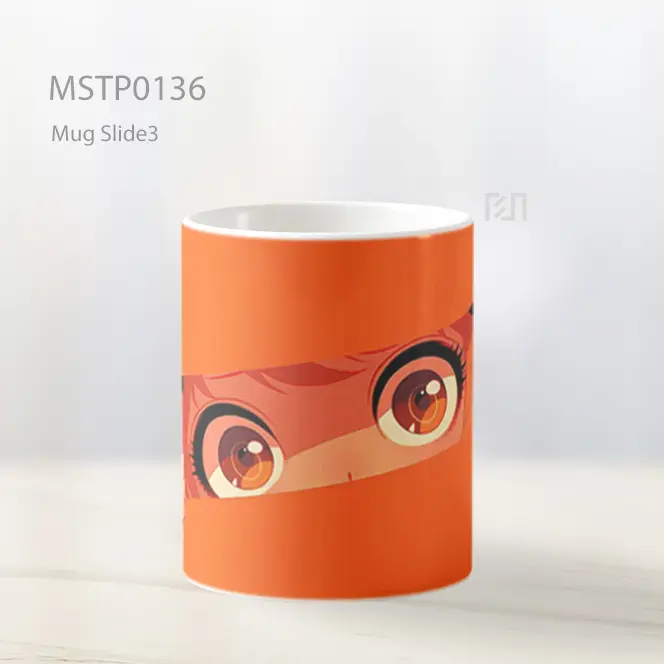 Anya Forger Tirai Oranye Mug MSTP0136 - All-side / Desain