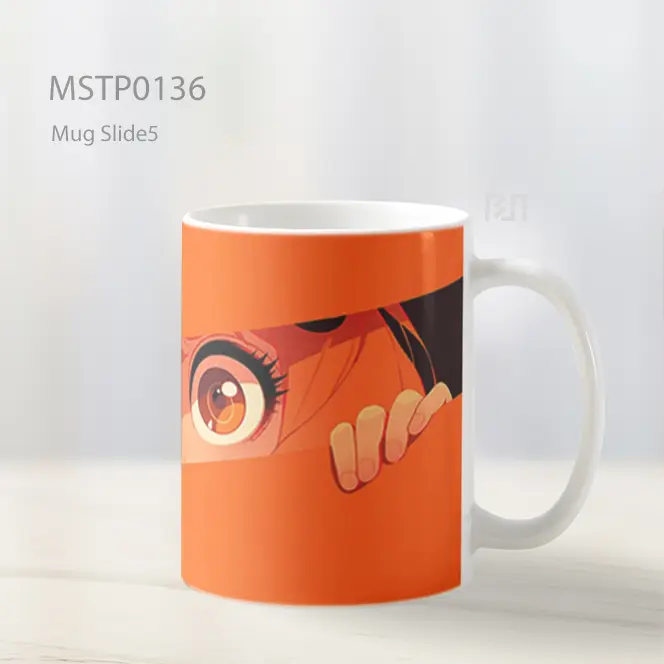 Anya Forger Tirai Oranye Mug MSTP0136 - All-side / Desain