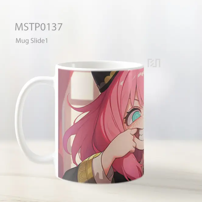 Anya Forger Wajah Smug Mug MSTP0137 - All-side / Desain