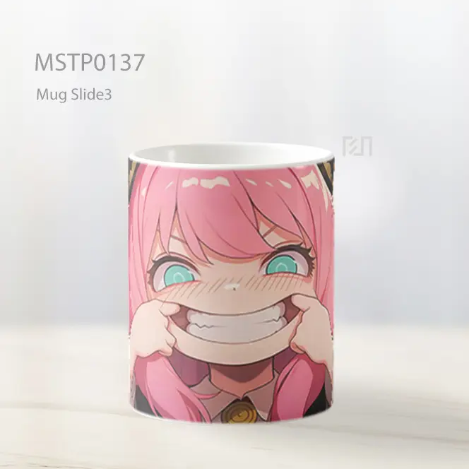 Anya Forger Wajah Smug Mug MSTP0137 - All-side / Desain