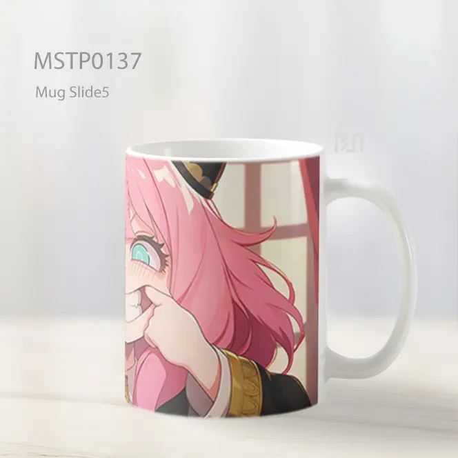Anya Forger Wajah Smug Mug MSTP0137 - All-side / Desain