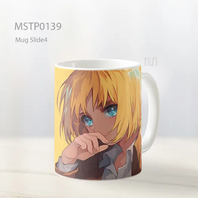 Aot Armin Arlert Anime Kuning Mug MSTP0139