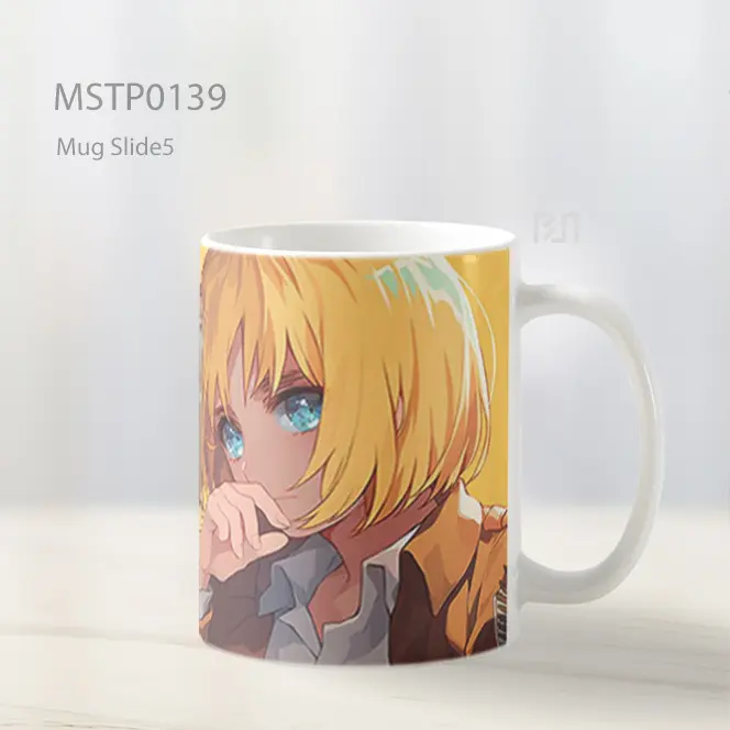 Aot Armin Arlert Anime Kuning Mug MSTP0139 - All-side / Desain