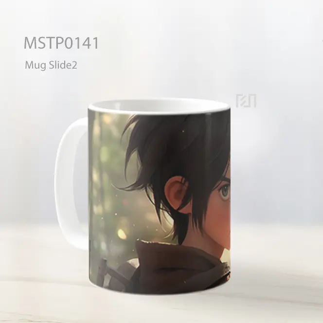 Aot Eren Anak Aesthetic Anime Mug MSTP0141 - All-side / Desain