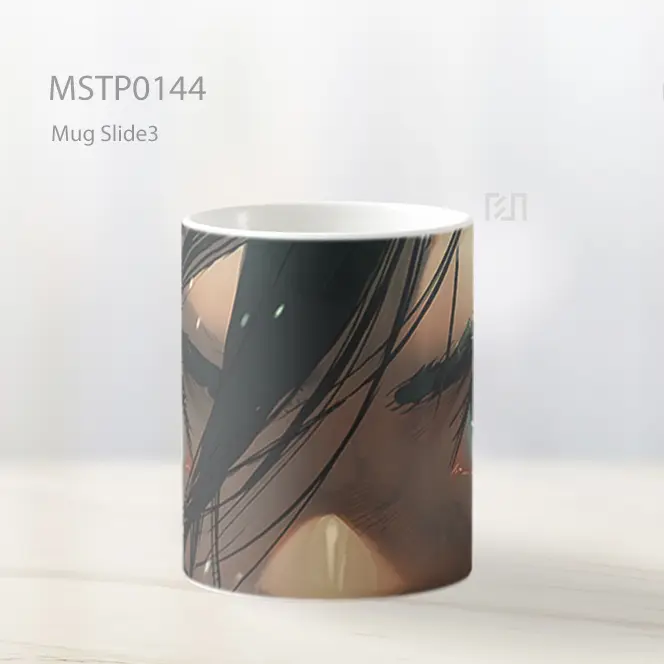 Aot Eren Yeager Menangis Mata Hijau Mug MSTP0144 - All-side / Desain