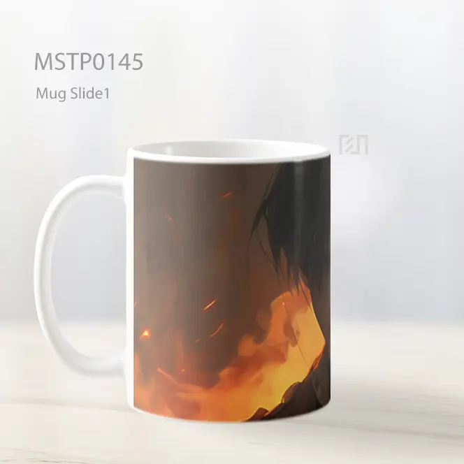 Aot Levi Ackerman Api Mug MSTP0145 - All-side / Desain