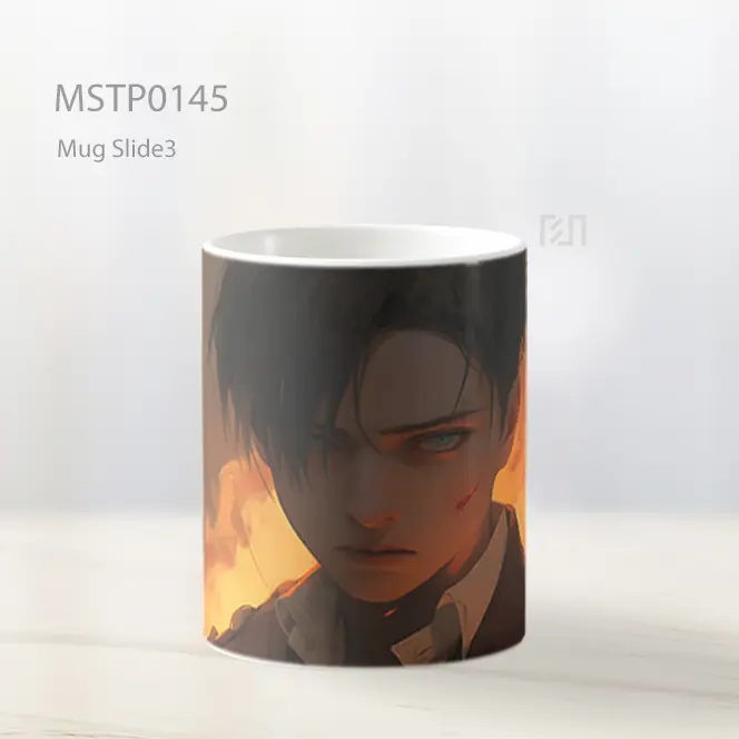 Aot Levi Ackerman Api Mug MSTP0145 - All-side / Desain