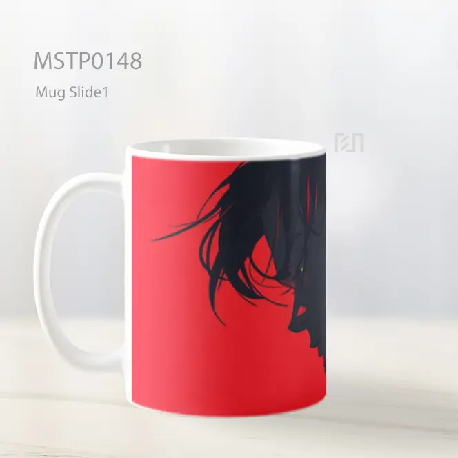 Aot Levi Ackerman Merah Mug MSTP0148 - All-side / Desain