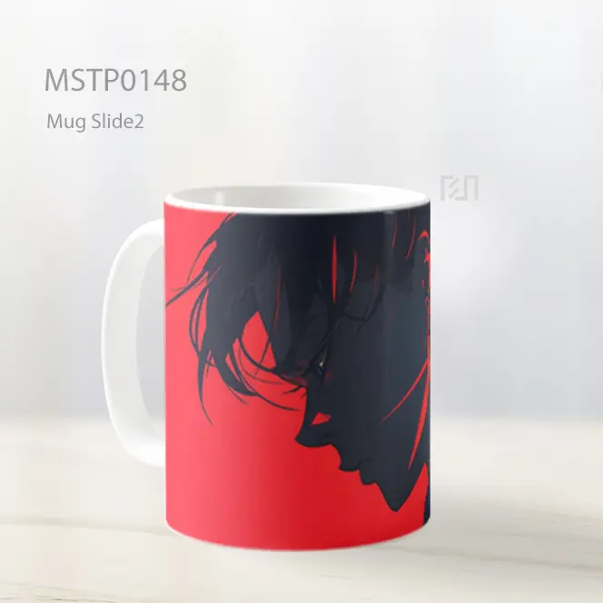 Aot Levi Ackerman Merah Mug MSTP0148 - All-side / Desain