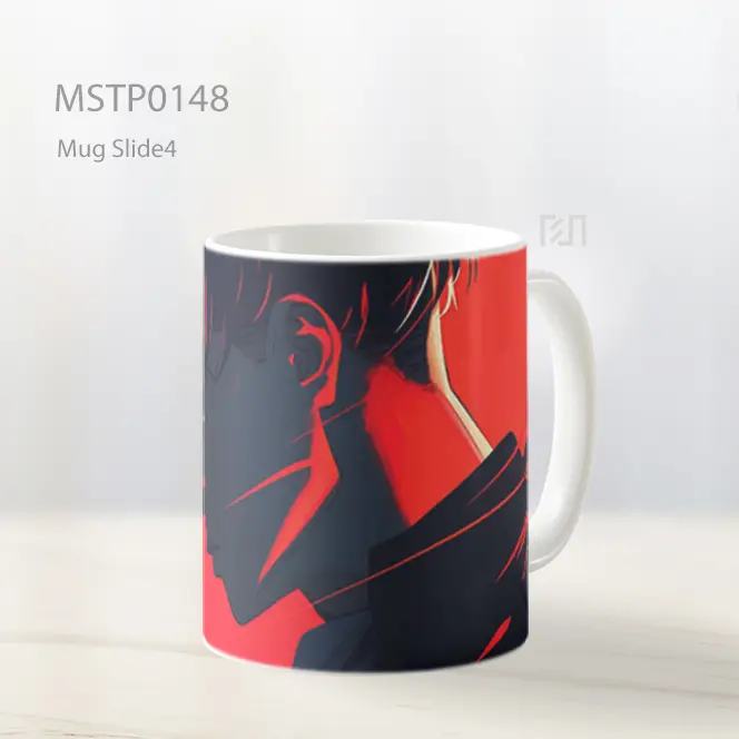 Aot Levi Ackerman Merah Mug MSTP0148