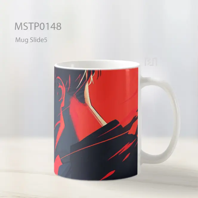 Aot Levi Ackerman Merah Mug MSTP0148 - All-side / Desain
