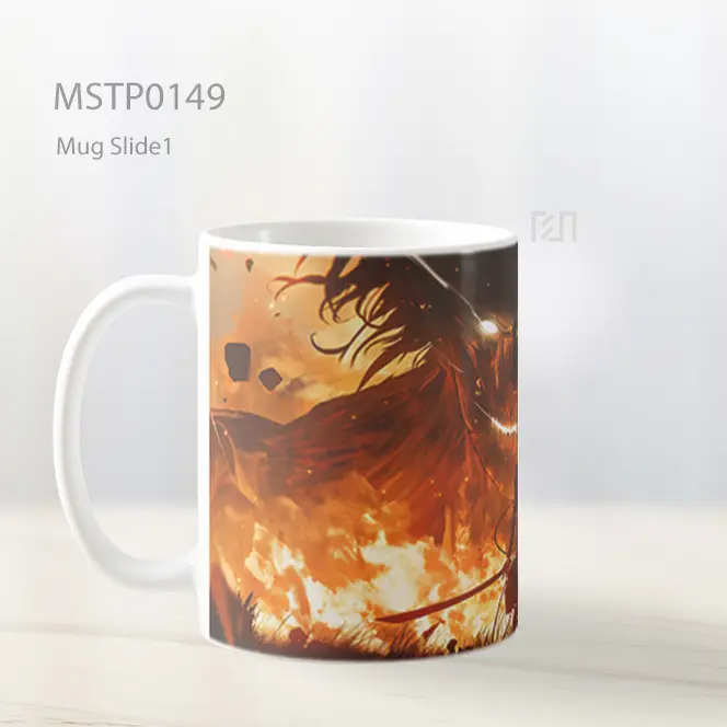 Aot Levi Ackerman Titan Epik Mug MSTP0149 - All-side / Desain