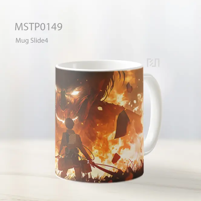 Aot Levi Ackerman Titan Epik Mug MSTP0149