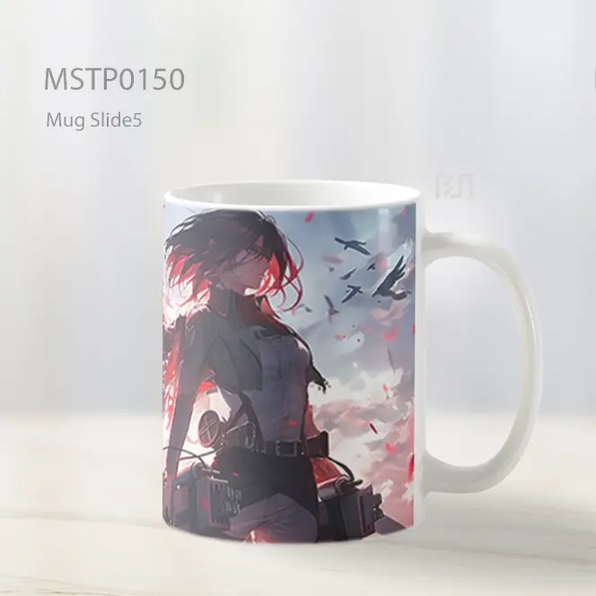 Aot Mikasa Ackerman Cantik Mug MSTP0150 - All-side / Desain