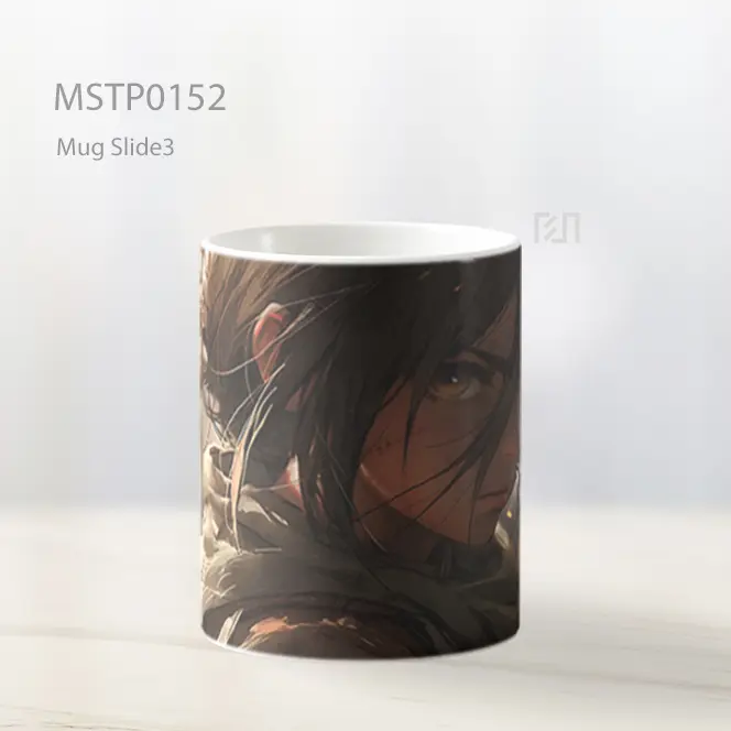Aot Mikasa Ackerman Realistis Mug MSTP0152 - All-side / Desain