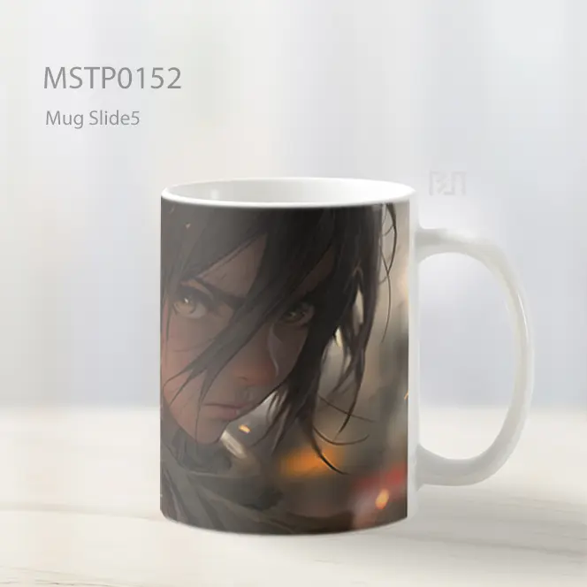 Aot Mikasa Ackerman Realistis Mug MSTP0152 - All-side / Desain
