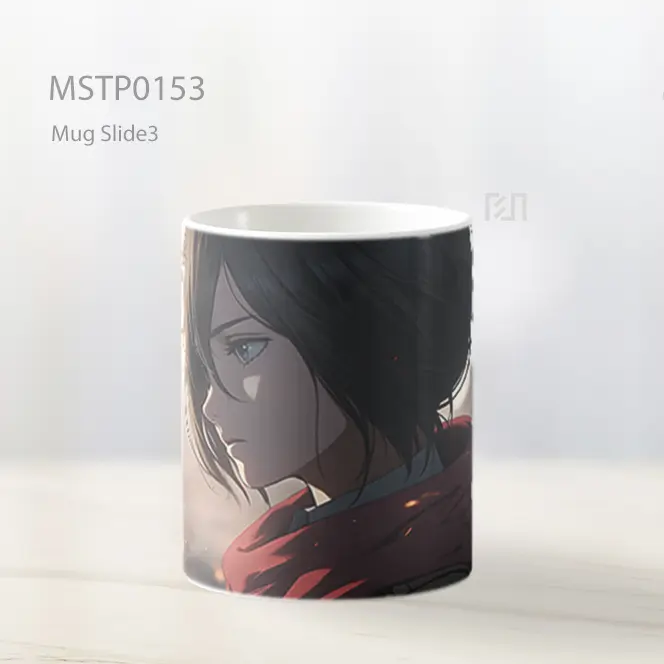 Aot Mikasa Ackerman Sedih Mug MSTP0153 - All-side / Desain