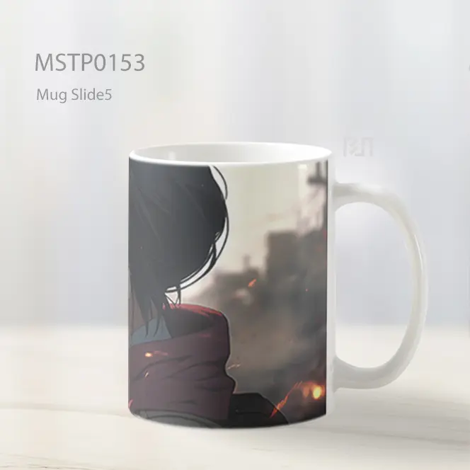 Aot Mikasa Ackerman Sedih Mug MSTP0153 - All-side / Desain