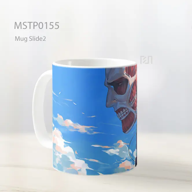 Aot Mikasa Ackerman Titan Mug MSTP0155 - All-side / Desain