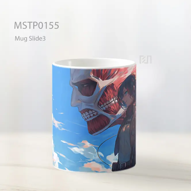 Aot Mikasa Ackerman Titan Mug MSTP0155 - All-side / Desain