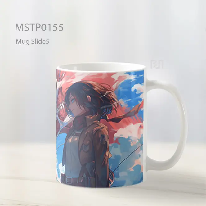 Aot Mikasa Ackerman Titan Mug MSTP0155 - All-side / Desain