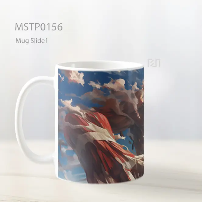 Aot Pertarungan Titan Epik Mug MSTP0156 - All-side / Desain