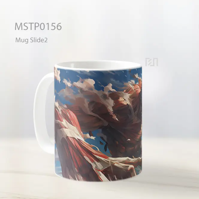 Aot Pertarungan Titan Epik Mug MSTP0156 - All-side / Desain