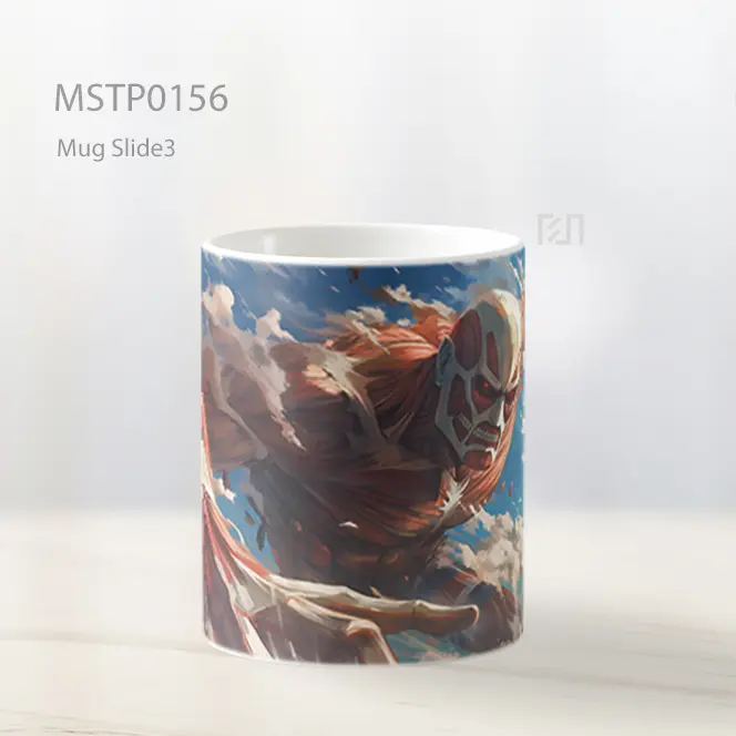 Aot Pertarungan Titan Epik Mug MSTP0156 - All-side / Desain