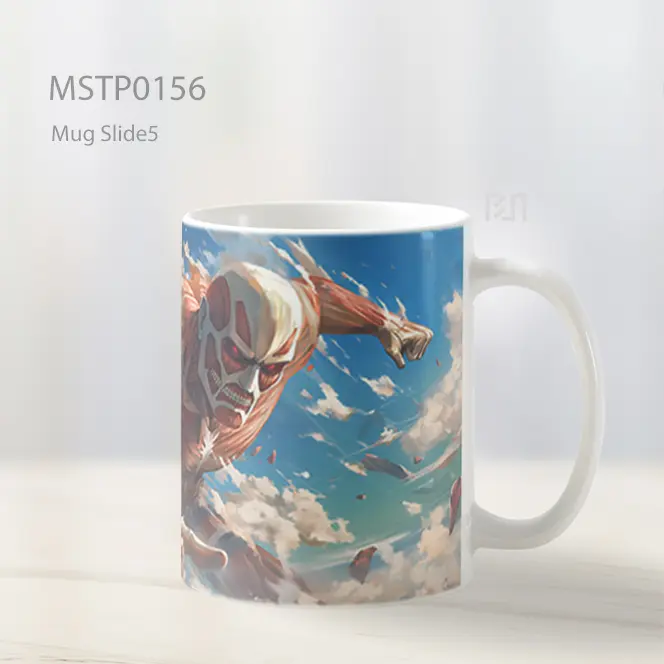Aot Pertarungan Titan Epik Mug MSTP0156 - All-side / Desain