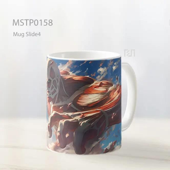 Aot Titan Kolosal Menyerang Mug MSTP0158