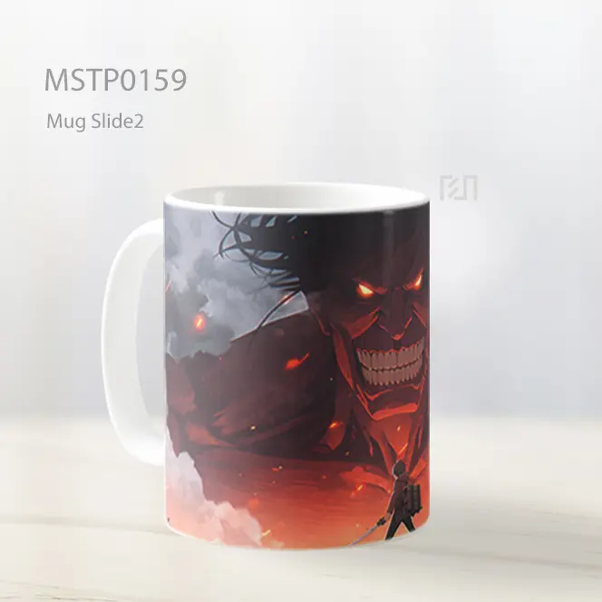 Aot Titan Menakutkan Mug MSTP0159 - All-side / Desain