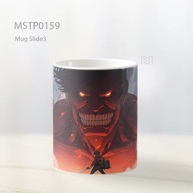 Aot Titan Menakutkan Mug MSTP0159 - All-side / Desain