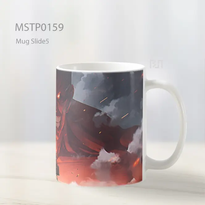 Aot Titan Menakutkan Mug MSTP0159 - All-side / Desain