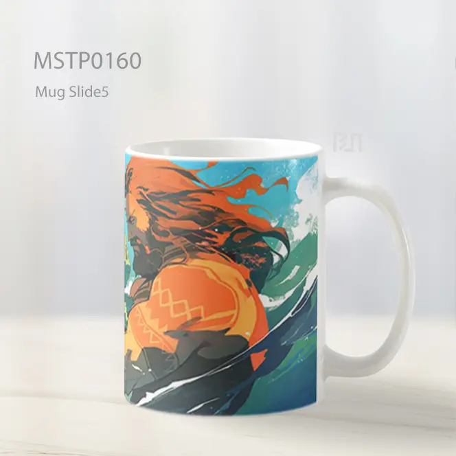 Aquaman And Squirtle Sahabat Laut Mug MSTP0160 - All-side / Desain