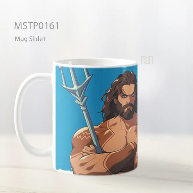 Aquaman And Squirtle Tim Air Crossover Mug MSTP0161 - All-side / Desain