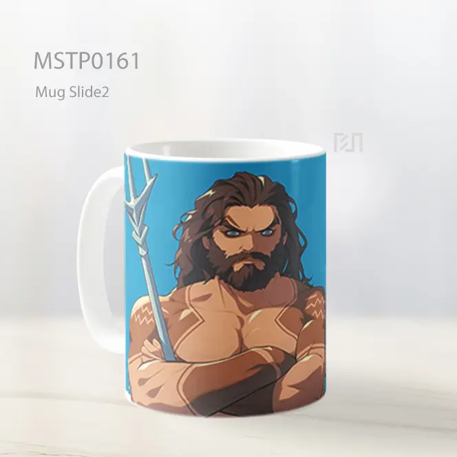 Aquaman And Squirtle Tim Air Crossover Mug MSTP0161 - All-side / Desain