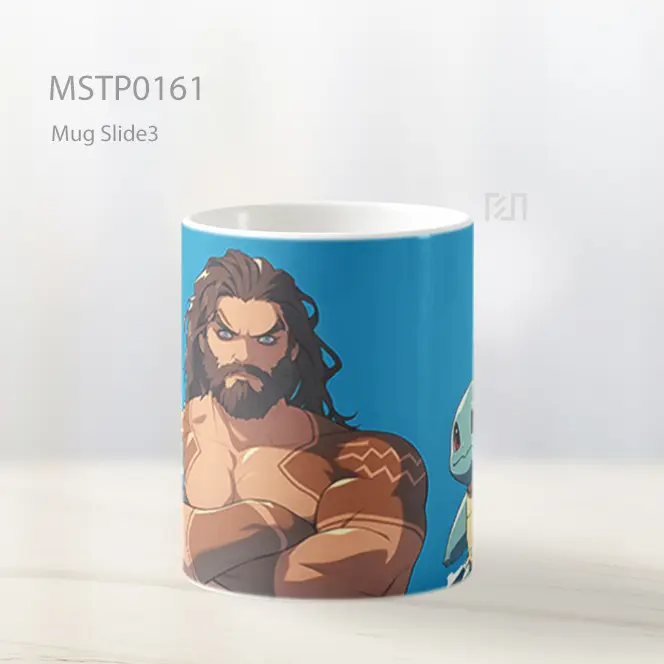Aquaman And Squirtle Tim Air Crossover Mug MSTP0161 - All-side / Desain