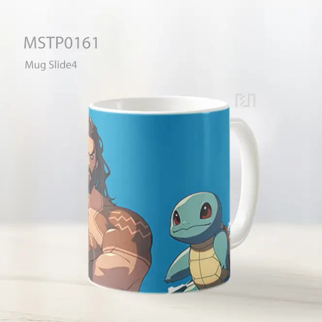 Aquaman And Squirtle Tim Air Crossover Mug MSTP0161