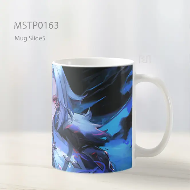 Arlecchino Genshin Impact Dark Mug MSTP0163 - All-side / Desain