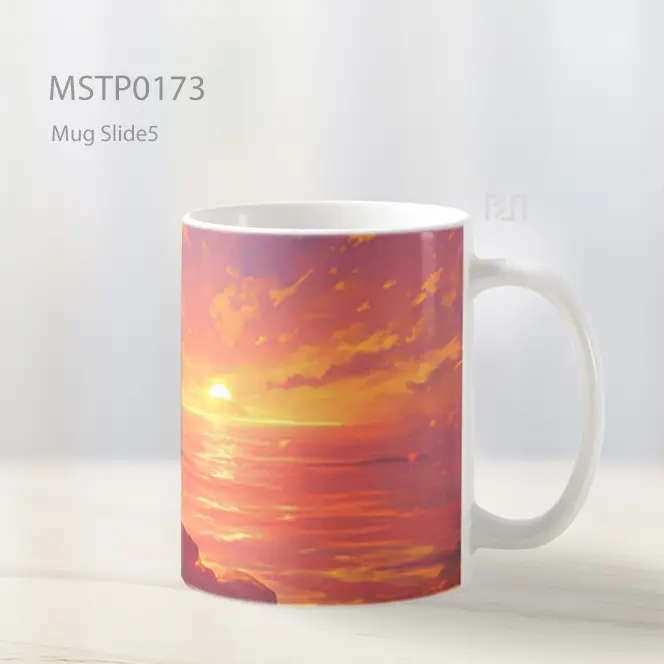 Ash Dan Pikachu Senja Anime Mug MSTP0173 - All-side / Desain