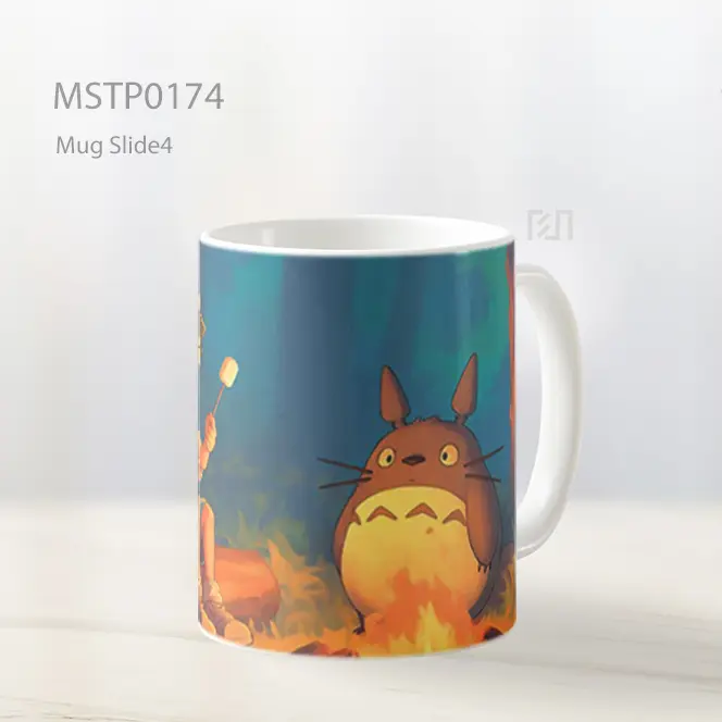 Ash Dan Totoro Panggang Marshmallow Mug MSTP0174