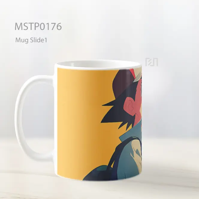 Ash Ketchum Pokemon Mug MSTP0176 - All-side / Desain