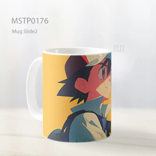 Ash Ketchum Pokemon Mug MSTP0176 - All-side / Desain