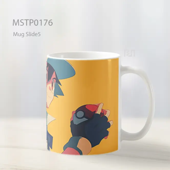 Ash Ketchum Pokemon Mug MSTP0176 - All-side / Desain