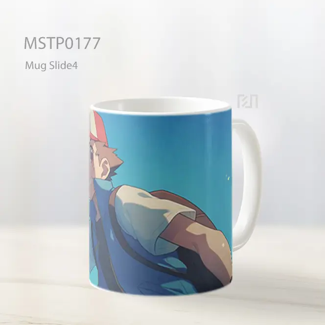 Ash Ketchum Pok%C3%A3%C2%A9Mon Lempar Pok%C3%A3%C2%A9Ball Mug MSTP0177