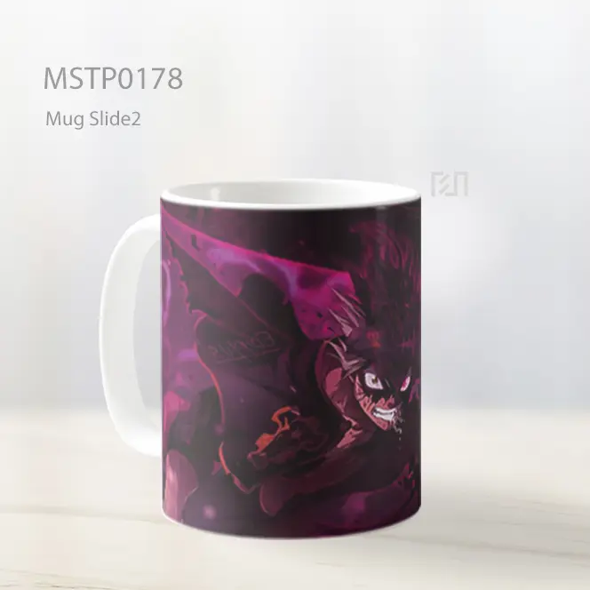 Asta Black Clover Amarah Iblis Mug MSTP0178 - All-side / Desain
